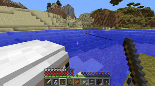 マイクラ 海底神殿 の前に釣りか 銀流マインクラフト ライフ Minecraft Life